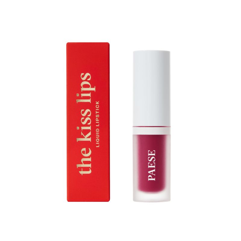 The Kiss Lips Liquid Lipstick-Raspberry Red